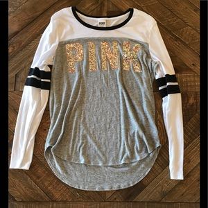 PINK Long sleeve T-shirt. Size M